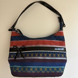 Vintage 2000s Kate Spade Striped Purse